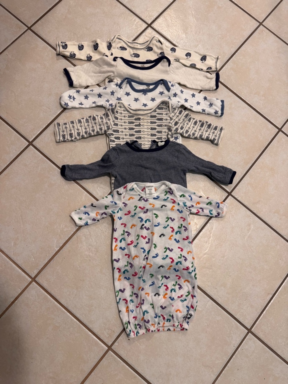 Baby Neutral & Multicolor Sleepers Bundle